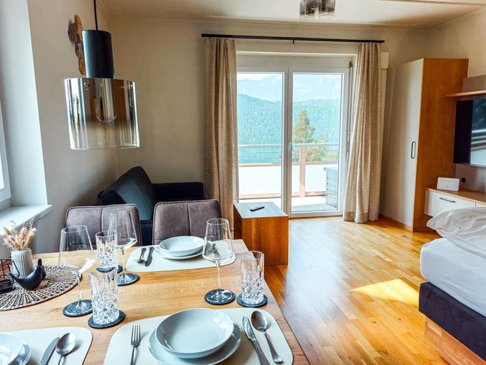 Ferienwohnung für 3 Personen, mit Terrasse und Seeblick sowie Garten in Millstatt