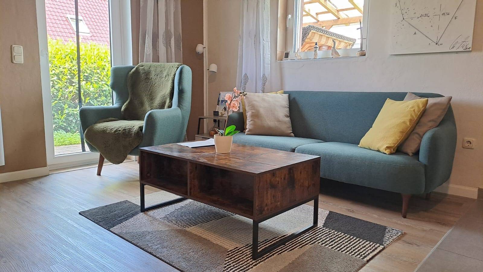 Apartamento inteiro, Apartamento 'an der Ostsee' com terraço privado, jardim privativo e Wi-Fi in Mechelsdorf, Bastorf