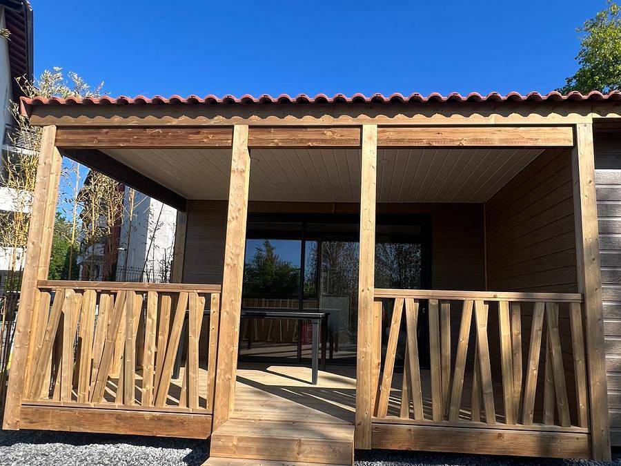 Village de Chalets Auguste Delaune - Chalet 5 personas - Hegoa 4/5 personas - 2 habitaciones + ducha Xl in Hendaya, Region de Bayona