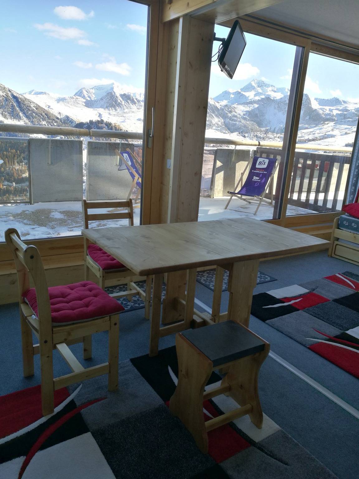 Appartement entier, Appartement convivial à La Plagne - 28 m² avec vue sur la montagne in Aime 2000, Aime-la-Plagne