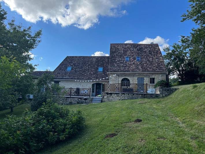 Location de vacances pour 6 personnes, avec vue et jardin à Lanquais - 4