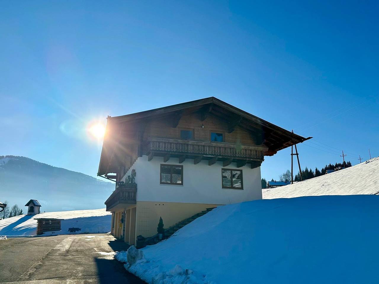 Hel lejlighed, Leogang: lejlighed med udsigt over bjergene in Loferer und Leoganger Steinberge, Leogang