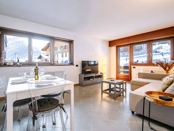 Gîte pour 5 personnes, avec vue et balcon à Canazei - 4