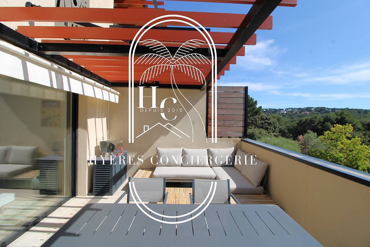 Ganze Ferienwohnung, Ferienwohnung für 4 Personen mit Terrasse in Hyeres, Parc national Port-Cros