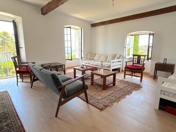 Appartement de vacances pour 7 personnes, avec vue et jardin