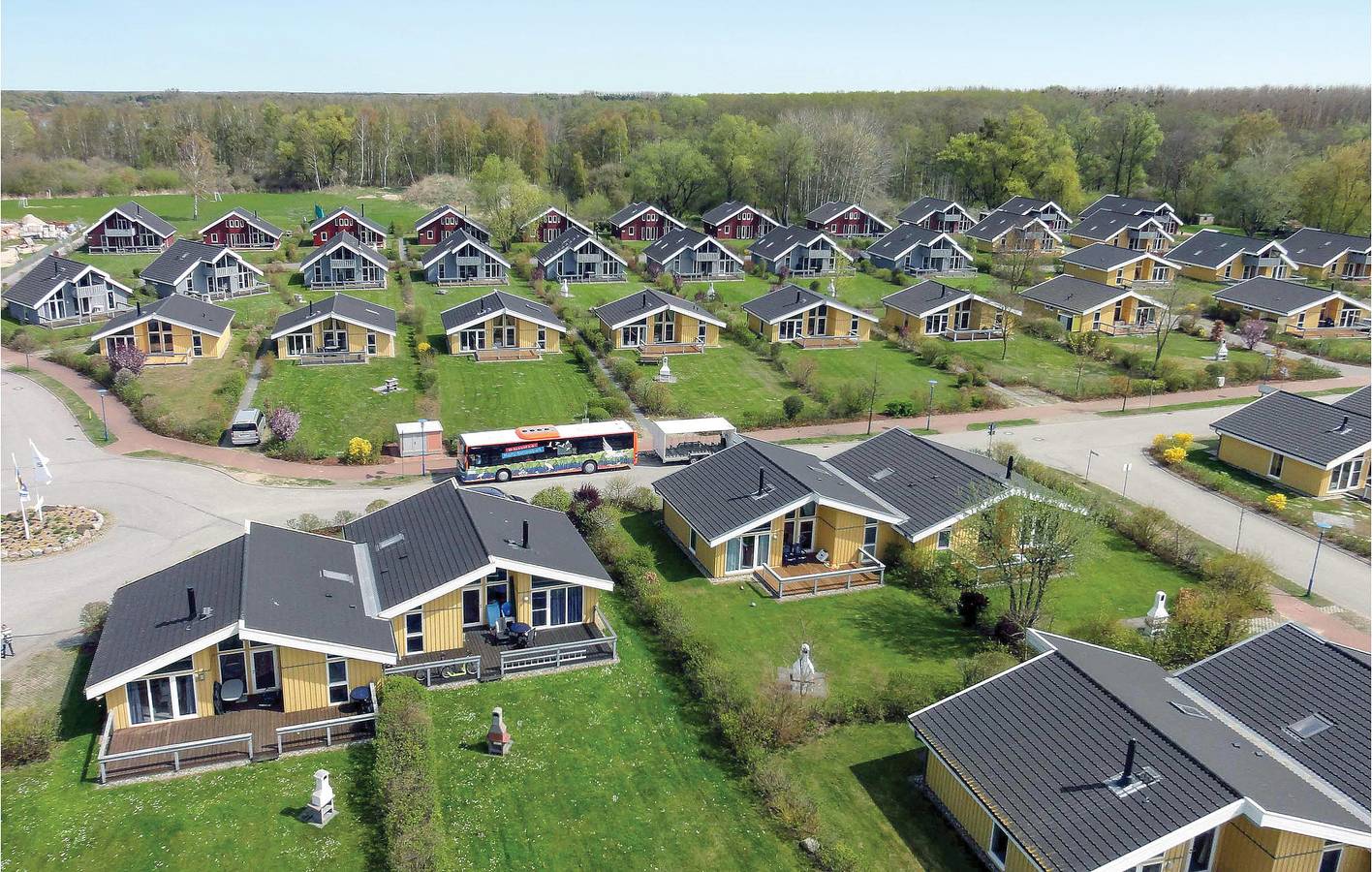 Gemütliche Wohnung mit Terrasse, Parkplatz, TV in der Nähe von Badestelle Mili Beach in Rechlin, Müritz