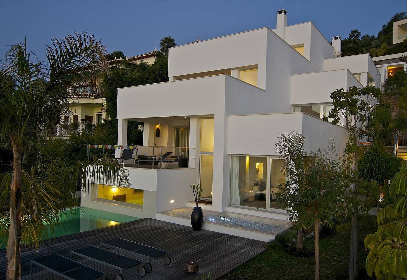 Villa 'Casa Geniol Luxury' con vistas al mar, piscina privada y Wi-Fi in La Herradura, Almuñecar