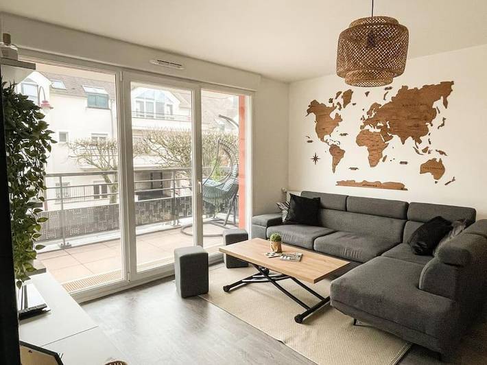 Gîte pour 4 personnes, avec Balcon et Terrasse à Gretz-Armainvilliers