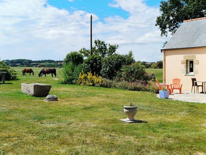 Plain pied à la campagne. in Mahalon, Quimper und Umgebung