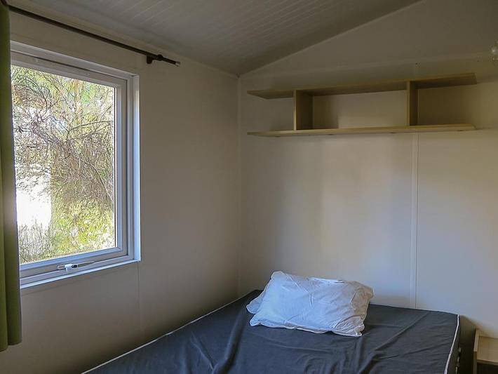 Camping Le Roc del Rey - Safarizelt 4 personen - Tithome mit Sanitäranlagen (Samstag bis Samstag von 06/07/24 bis 31/08/24) 4 Pers. in Belloc, Ariège