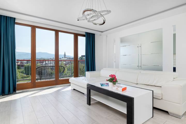Apartament wakacyjny dla 4 osób, z Ogród w Bielsko-Biała
