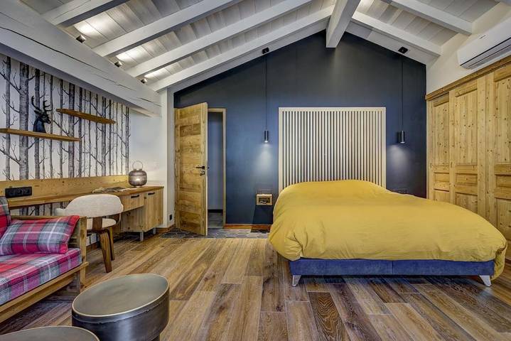 Gîte pour 20 personnes, avec piscine et sauna ainsi que vue et terrasse, animaux acceptés dans Plateau d'Assy - 3