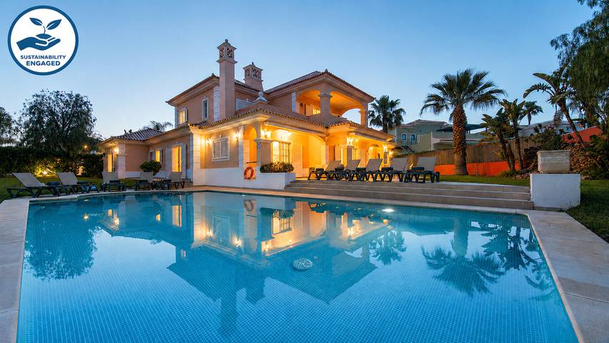 Villa para 13 pessoas, com Varanda e Terraço e ainda Jardim em Quinta do Lago