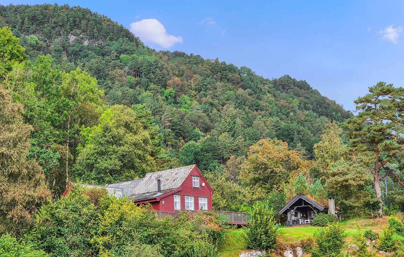 Ferienhaus für 2 Personen mit Garten in Kvinnherad