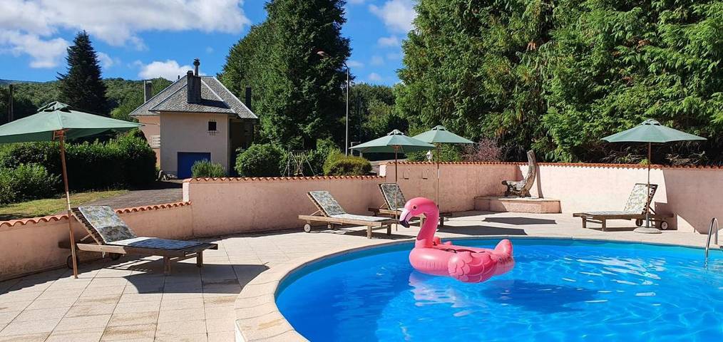 Maison de vacances pour 4 personnes, avec jardin ainsi que piscine et vue