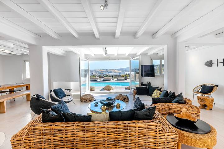 Villa pour 10 personnes, avec jacuzzi ainsi que terrasse et jardin dans Mykonos - 2