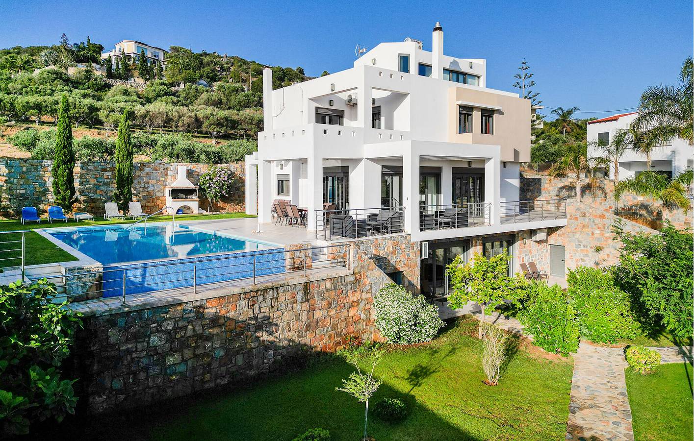 Vakantiehuis voor 12 personen met zwembad in Milatos, Noord-Kreta