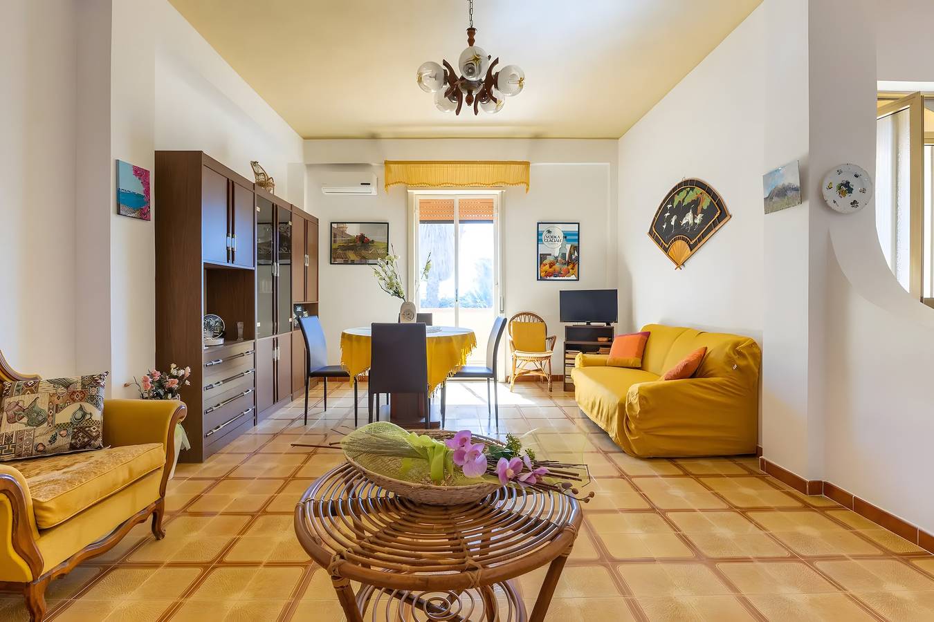 Ganze Wohnung, Apartment „Villa Preside Vista Mare“ mit Meerblick, Wlan und Klimaanlage in Lido di Noto, Noto und Umgebung