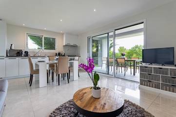 Gîte pour 3 personnes, avec jardin et vue dans 