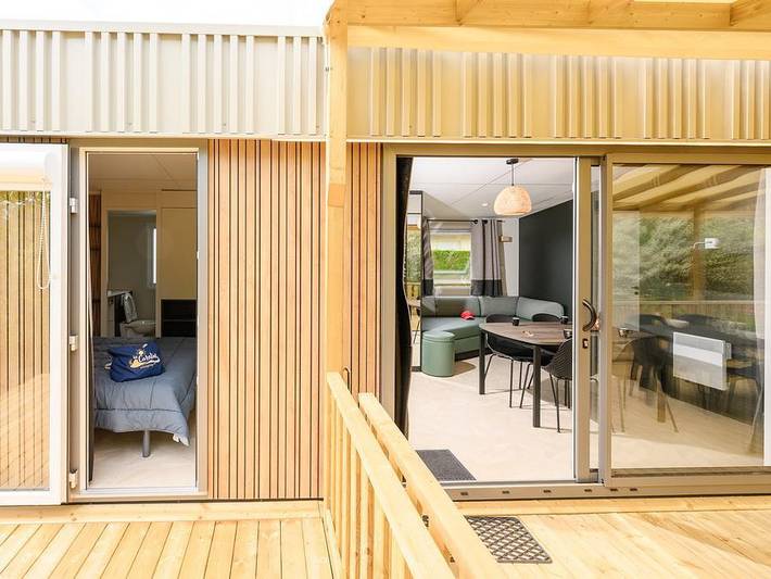 Mobil home pour 6 personnes, avec bassin pour enfant et piscine à Saint-Lô-d'Ourville - 3