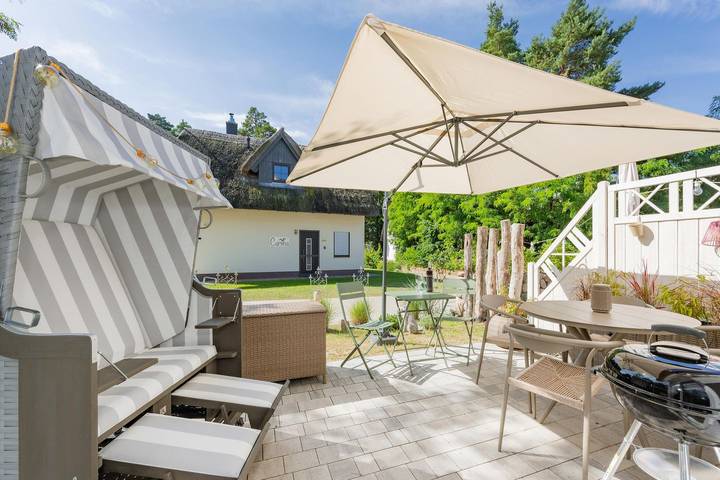 Ferienhaus Lykke Luna mit Sauna und Kamin auf Usedom in Zirchow, Usedom