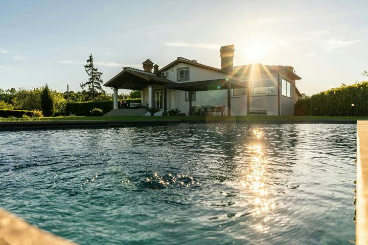 Location de vacances pour 8 personnes, avec Jardin à Bracciano