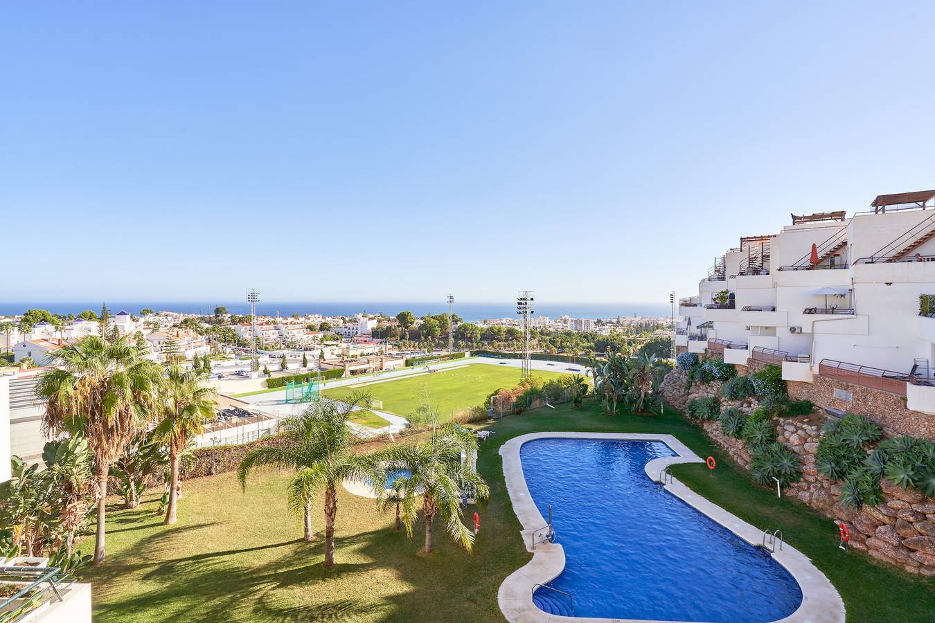 Appartement entier, Appartement 'Balcon De Nerja' avec vue sur la mer, Wi-Fi et climatisation in Nerja, Costa del Sol