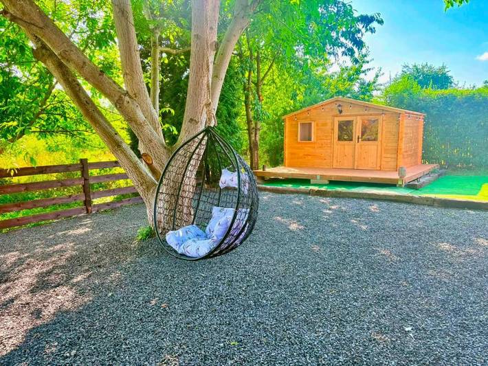 Camping für 3 Personen, mit Garten und Ausblick sowie Pool in der Böhmische Schweiz - 3