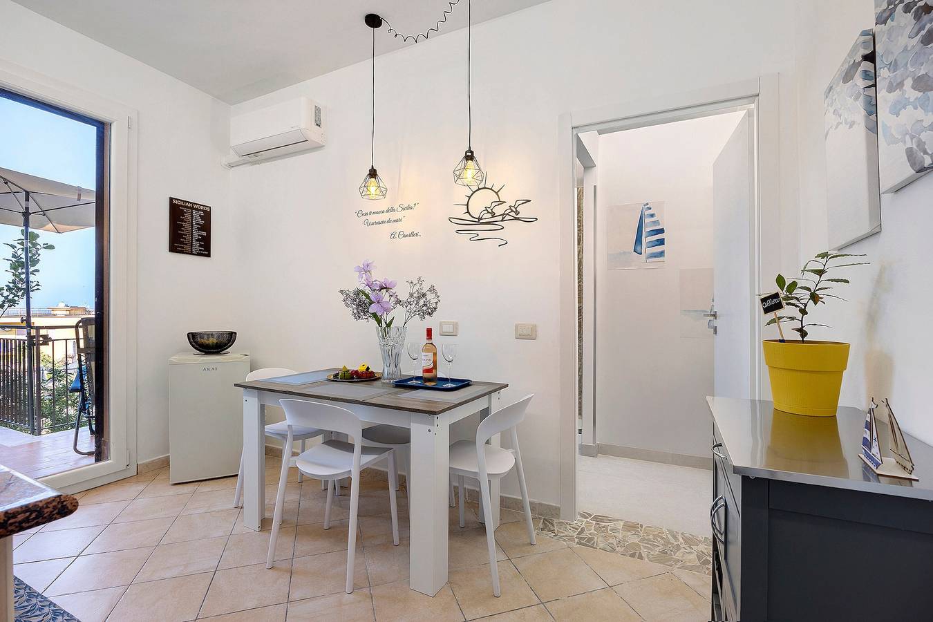 Appartamento intero, Appartamento 'Sicilian Sea Breeze' con vista mare, Wi-Fi e aria condizionata in Bagheria, Provincia di Palermo