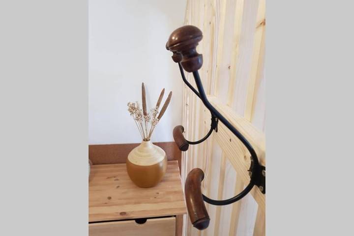 Appartement de vacances pour 3 personnes, avec Terrasse ainsi que Jardin et Vue