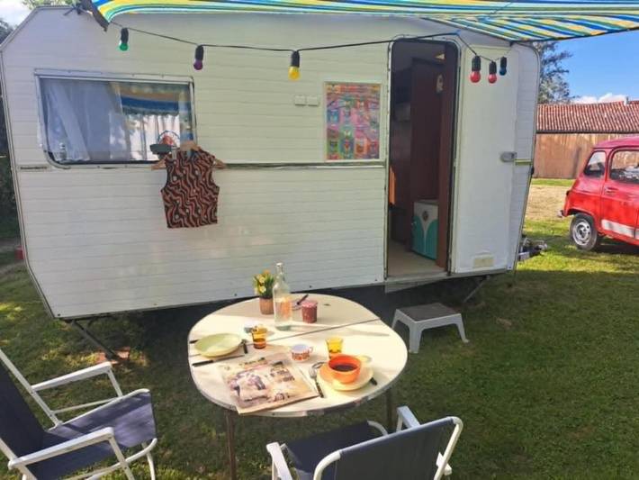 Camping pour 3 personnes, avec jardin ainsi que terrasse et vue, animaux acceptés dans Haute-Garonne - 2