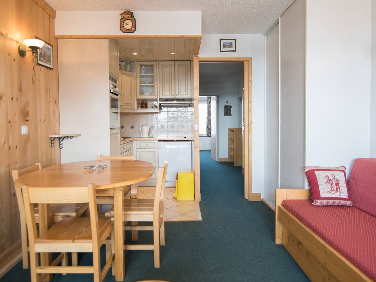 Ganze Wohnung, Charmante Zwei-Zimmer-Wohnung in Tignes, 45 m², nahe Pisten in Tignes, Nationalpark Vanoise