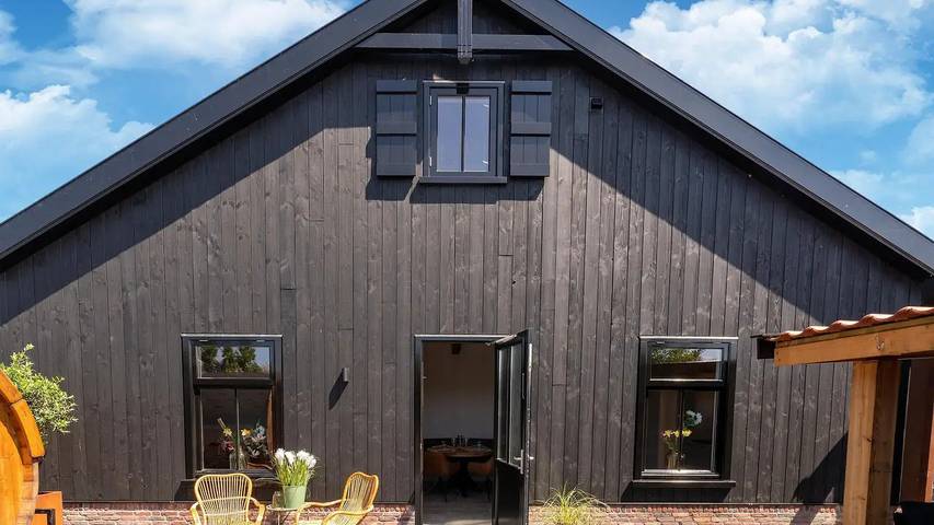 Ferienhaus für 4 Personen, mit Terrasse und Garten sowie Sauna