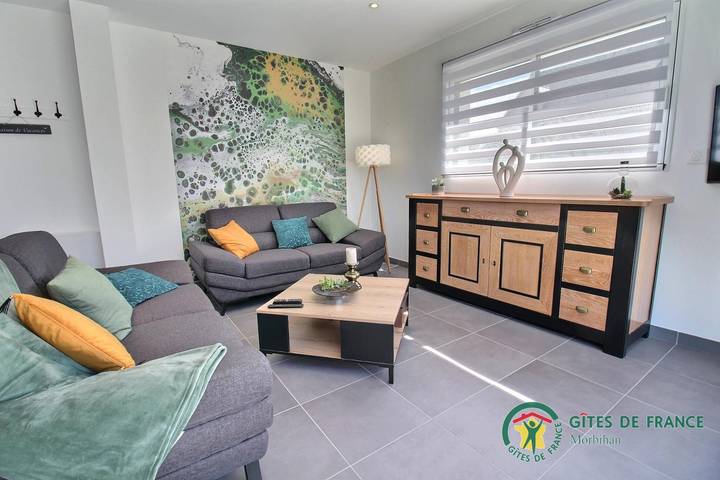 Gîte pour 8 personnes, avec jardin et terrasse dans Plage de Beg Lann - 4