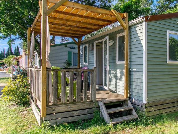 Camping La Garenne - Mobilhome 4 personnes - Mh2 Eco, avec sanitaires in Néfiach, Côte méditerranéenne (France)