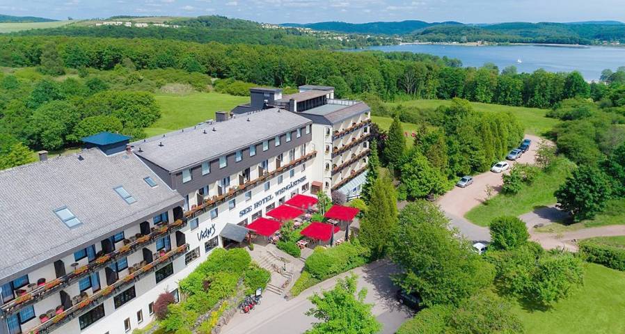 Hotel für 2 Personen, mit Terrasse und Garten sowie Pool und Sauna am Bostalsee