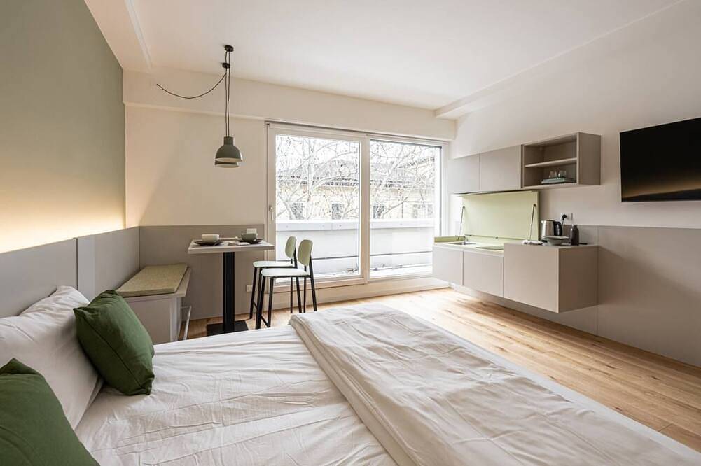 Doppelzimmer-Superior-Ensuite mit Dusche in Trient, Fleimstaler Alpen