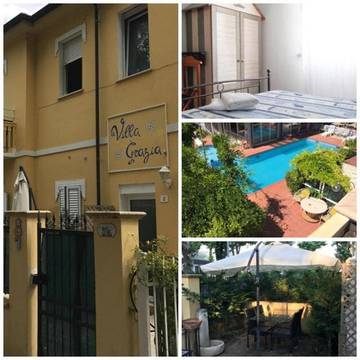 Maison d’hôte pour 2 personnes, avec jardin ainsi que piscine et balcon à Rimini