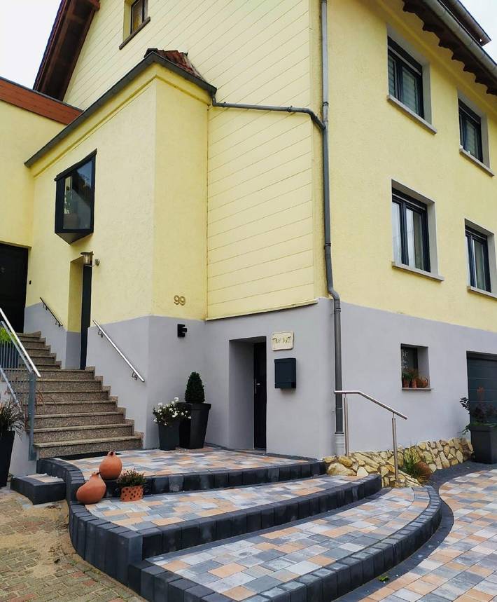 Ferienwohnung für 2 Personen, mit Garten und Ausblick