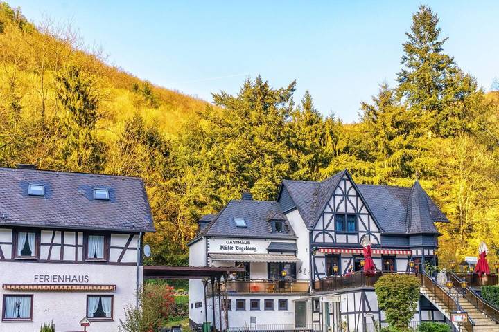 Ferienwohnung für 2 Personen, mit Terrasse und Garten sowie Sauna an der Burg Eltz