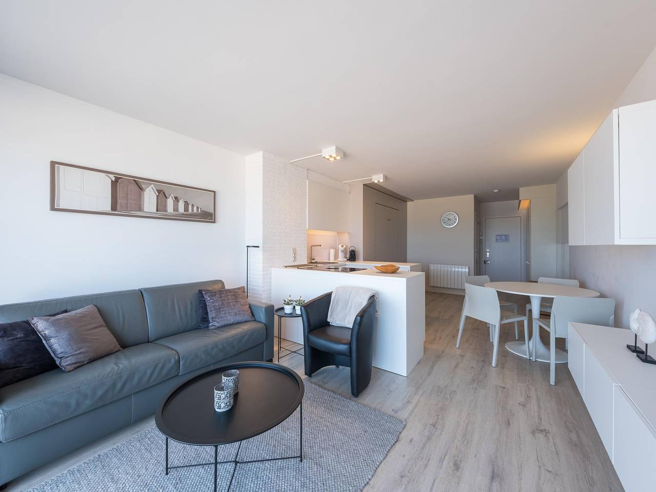 Studio op de 4e verdieping met zeezicht in Middelkerke, Belgische Kust