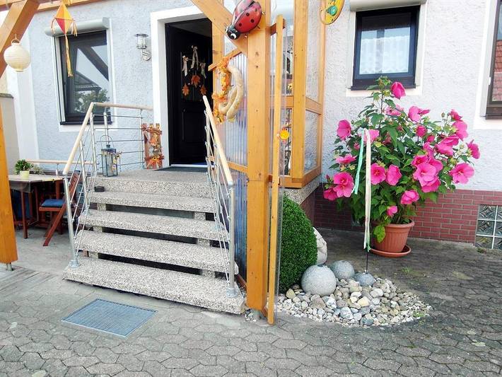 Ferienwohnung für 4 Personen, mit Garten am Tankumsee