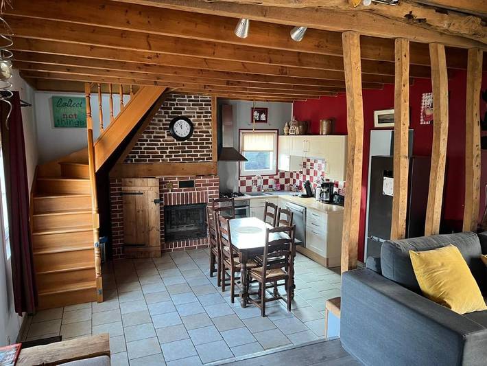 Location de vacances pour 5 personnes, avec vue et jardin, animaux acceptés à Woignarue - 3