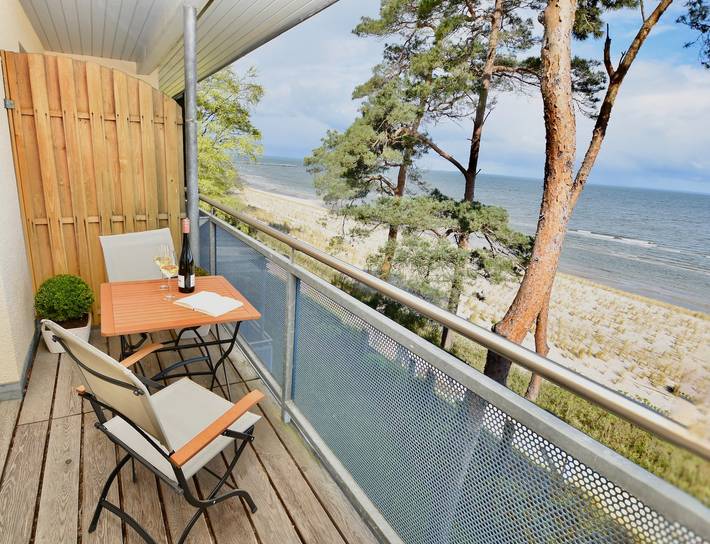 Ferienwohnung für 2 Personen, mit Balkon und Ausblick am Greifswalder Bodden - 2