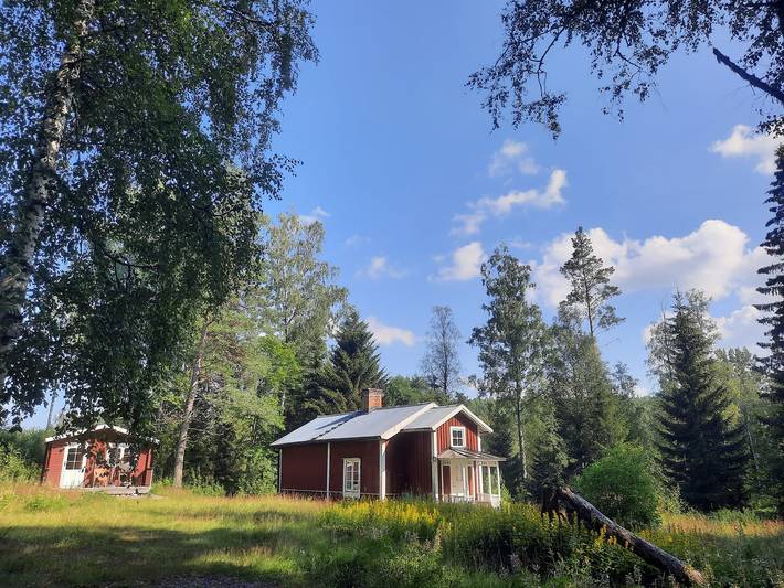 Ferienhaus für 4 Personen, mit Sauna und Terrasse sowie Garten in Mittelschweden