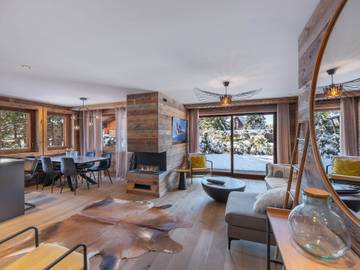 Chalet pour 6 personnes, avec terrasse, animaux acceptés à Megève