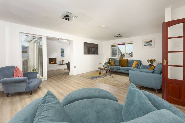 Cottage for 8 people, with balcony and garden, with pets in Carbis Bay