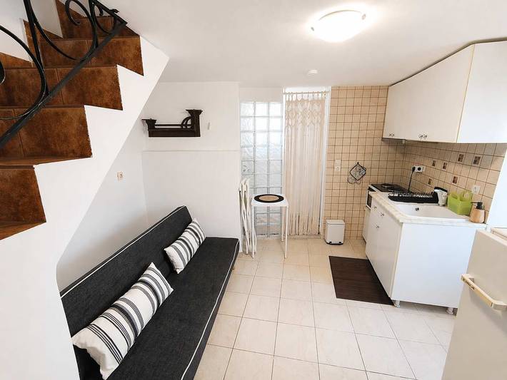 Appartement entier, Appartement de vacances pour 3 personnes avec jardin in Paros