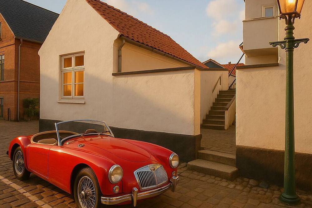 Ganze Wohnung, Charming apartment in Viborg's Latin Quarter in Viborg