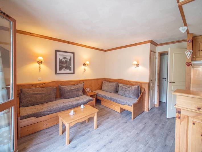 Apartamento entero, Apartamento 3 habitaciones, 44m², 7 pers, balcón, se admiten mascotas in Valmorel, Les Avanchers-Valmorel